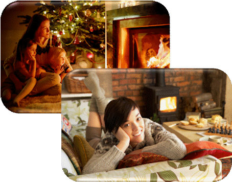 Log burner installation customer